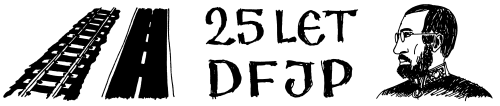 Logo DFJP, 25. let výročí narození Jana Pernera